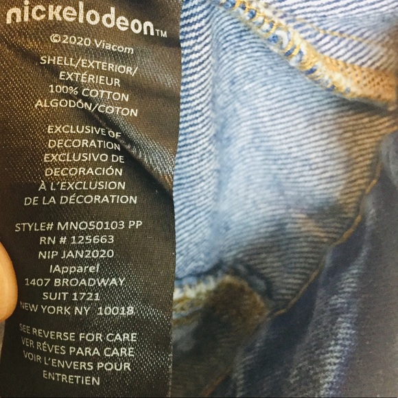 NEW Members Only Spongebob Denim Trucker Jacket M - Picture 10 of 10